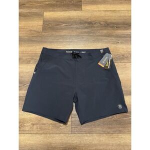Roark The Boatman 17 Navy Blue Cordura Men's Activewear Shorts‎ Size 38 NEW NWT